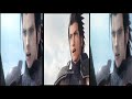 Zack facing Shinra soldiers in CC, FF7R and CCFF7R, side by side.
