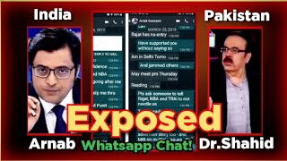 Arnab Goswami Ki Chitrol Dr Shahid Masood latest Program || Arnab Goswami Whatsapp Chat Liked ||