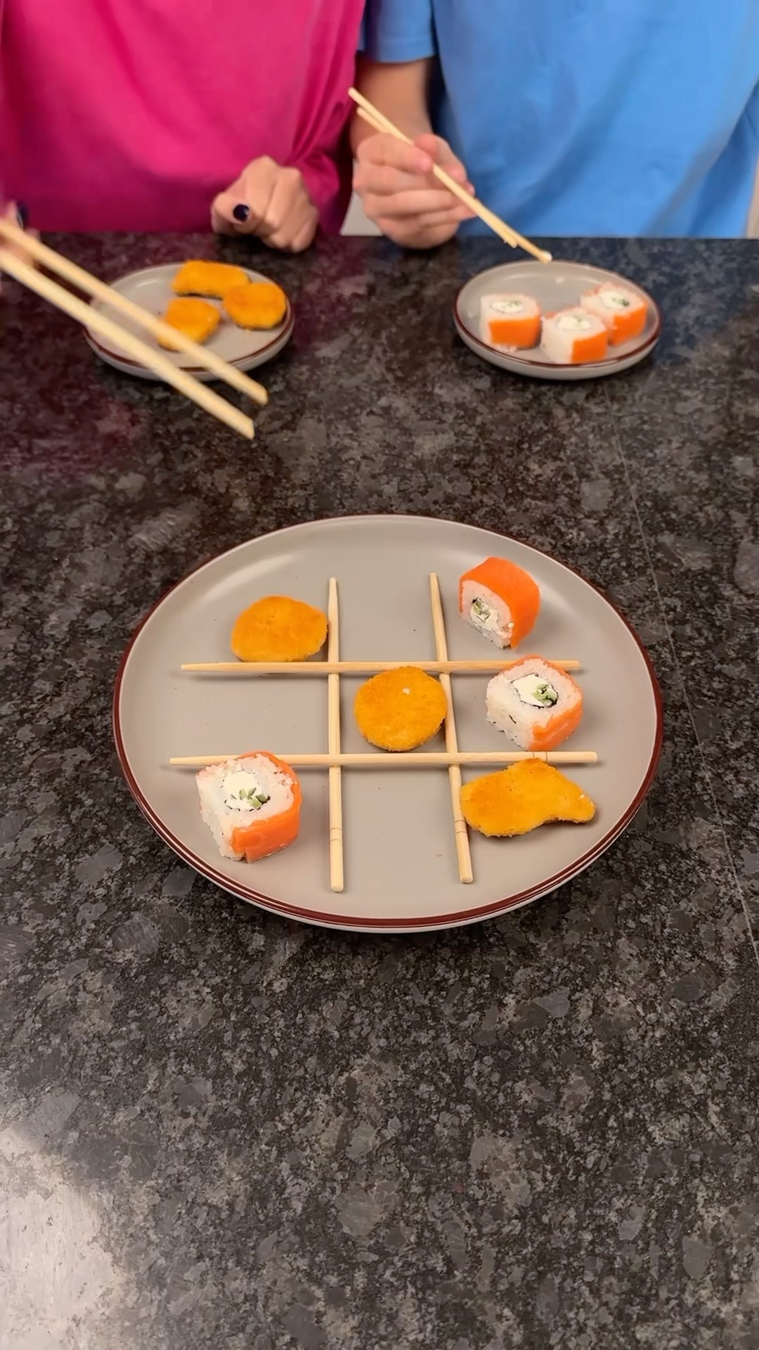 Tic Tac Toe with food ?