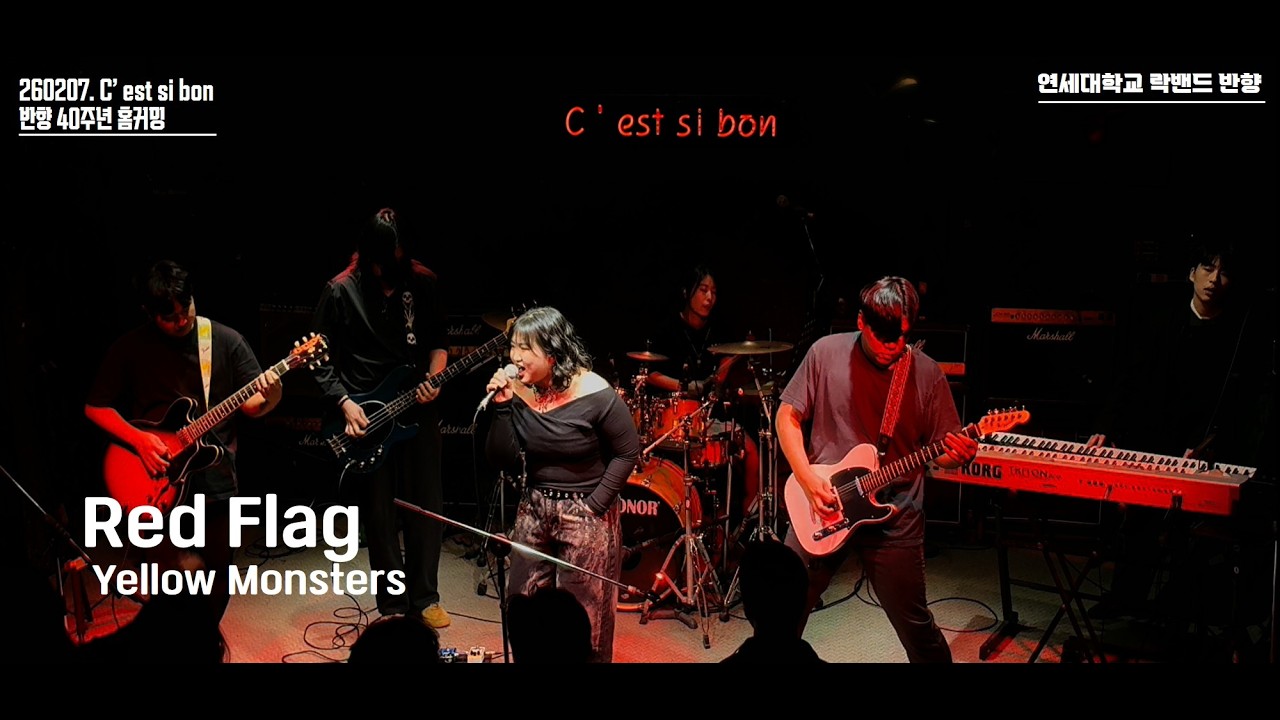 [4K] Red Flag (Cover Yellow Monsters) - 연세대학교 락밴드 반향