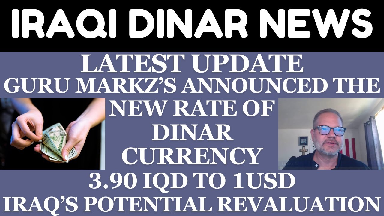 "GURU MARKZ'S ANNOUNCED THE NEW RATE OF DINAR 3.90IQD TO 1USD IRAQ'S
