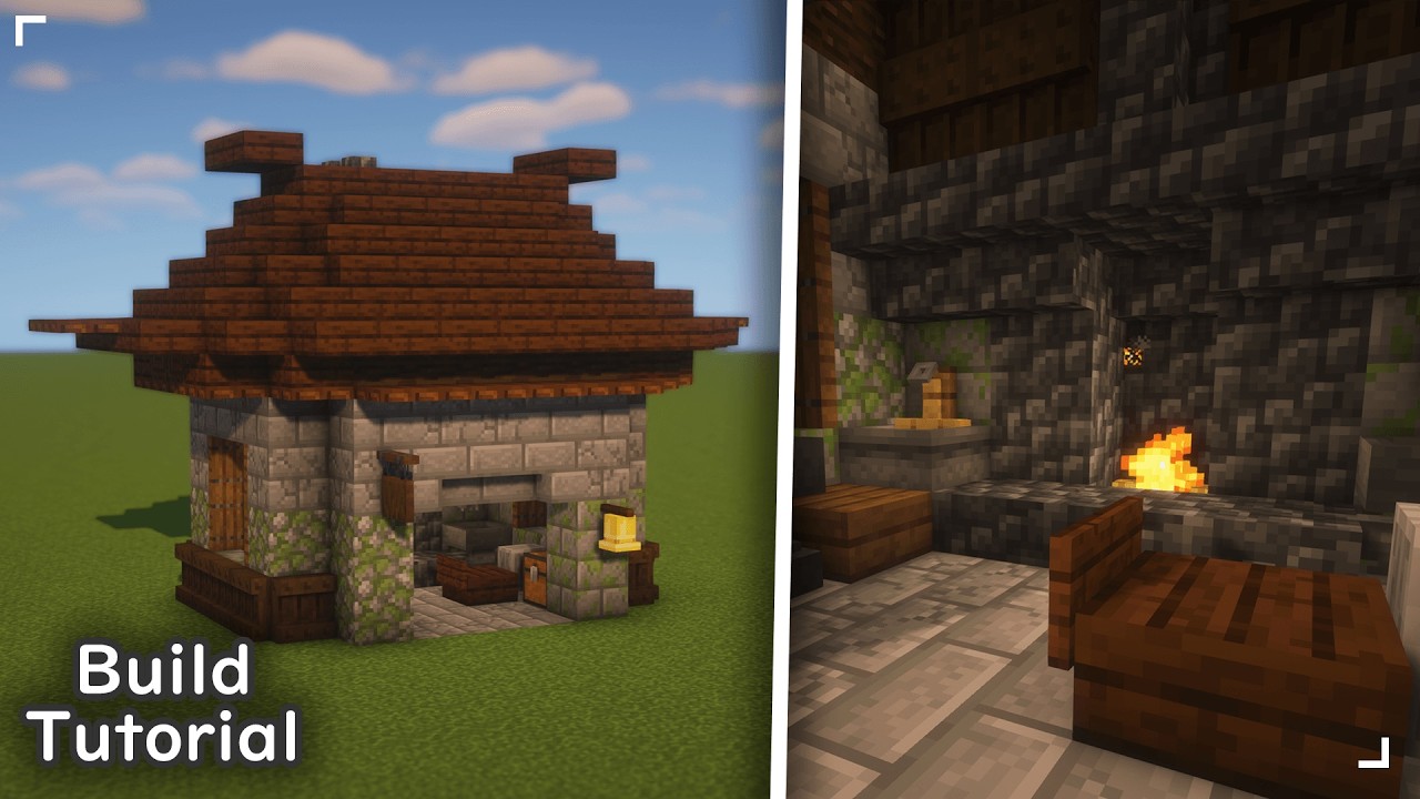 🔨 Small Blacksmith's Forge 🔥 | Minecraft Build Tutorial - YouTube