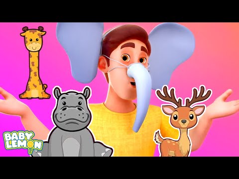 Learn Animals Name, Animals Sound Song and Nursery Rhymes for Kids