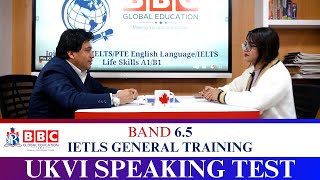 Ielts General Training Ukvi Speaking Test Band 6.5 Sample Video Bbc Global Education
