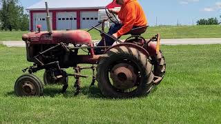 1948 Farmall Cub with Cultivators & Woods Belly Mower
