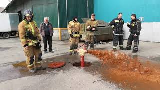 Учебный фильм  Противопожарная безопасность  Проверка пожарных гидрантов