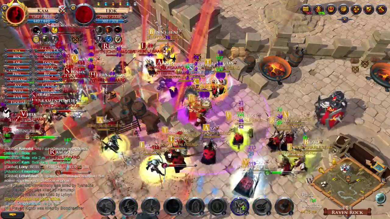 Albion Online - PVP Castle Event War Legend Help Envy decouverte ピアス