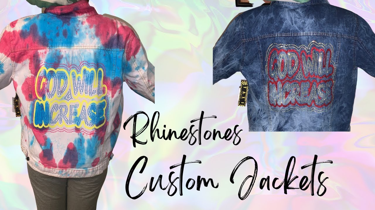 Custom Rhinestones jean jackets