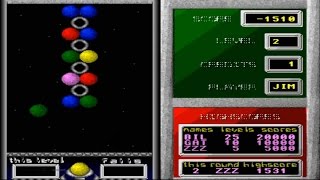 AMIGA BUBBLESTONES 1 BUBBLE STONES 1 AGA PLAYED screenshot 2