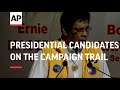 Presidential candidates on the campaign trail