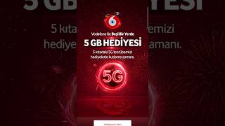 Vodafone 5G Özel 5 Gün Boyunca Farklı Hediyeler