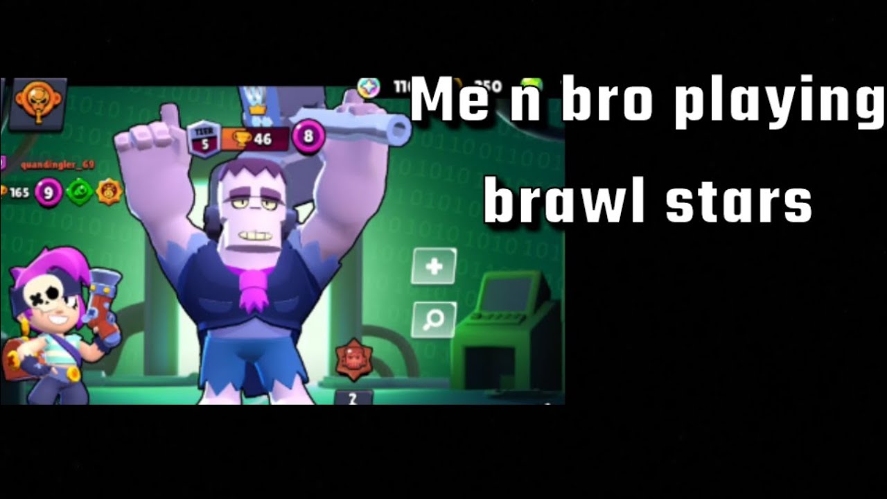 playing brawl stars with bro - YouTube
