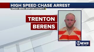 Man arrested in Great Bend after high speed chase