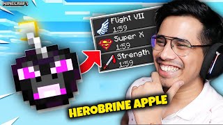 Minecraft, But You Craft Super OP Apples !!!!