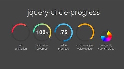 How to create an animated progressbar with jquery - Web deisgn - 2018 updtae