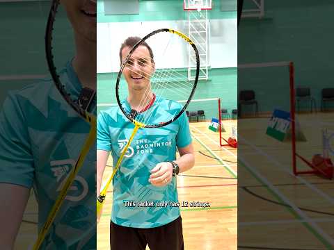 Can you defend with 12 strings in your badminton racket?