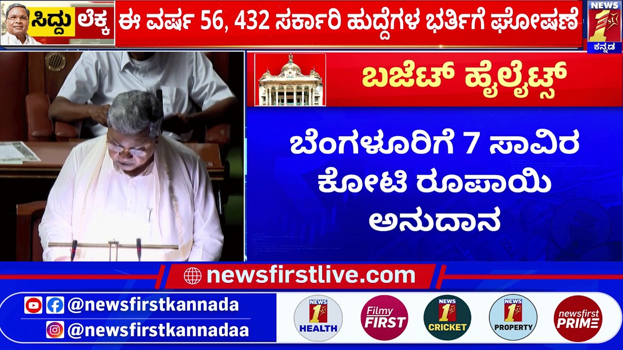 CM Siddaramaiah : ಕೃಷಿ ಮಾರುಕಟ್ಟೆ ಡಿಜಿಟಲೀಕರಣಕ್ಕೆ 10 ಕೋಟಿ ವೆಚ್ಚದಲ್ಲಿ ERP ಜಾರಿ | Karnataka Budget 2026
