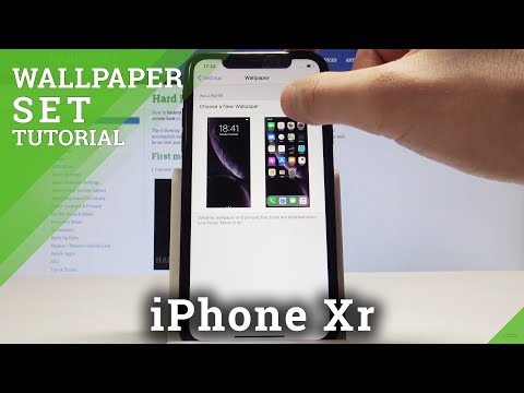 How To Change Wallpaper In Iphone Xr Set Up Wallpaper In Ios Youtube