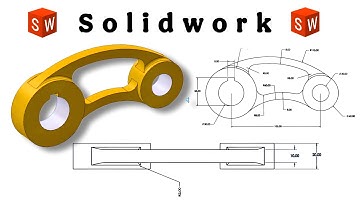 SOLIDWORK TUTORIAL | EASY TO DRAW MECHANICAL PART IN SOLIDWORK STEP BY STEP WITH FULL FULL DIMENSION