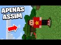 só posso JOGAR MINECRAFT na VERTICAL ! (no modo difícil)