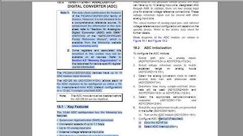 How to setup ADC on Microchip PIC24HJ12GP201