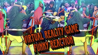 Funny virtual reality reaction 😀😀 | Vr world Velankanni | #vrgaming #vrworld #shorts #velankanni