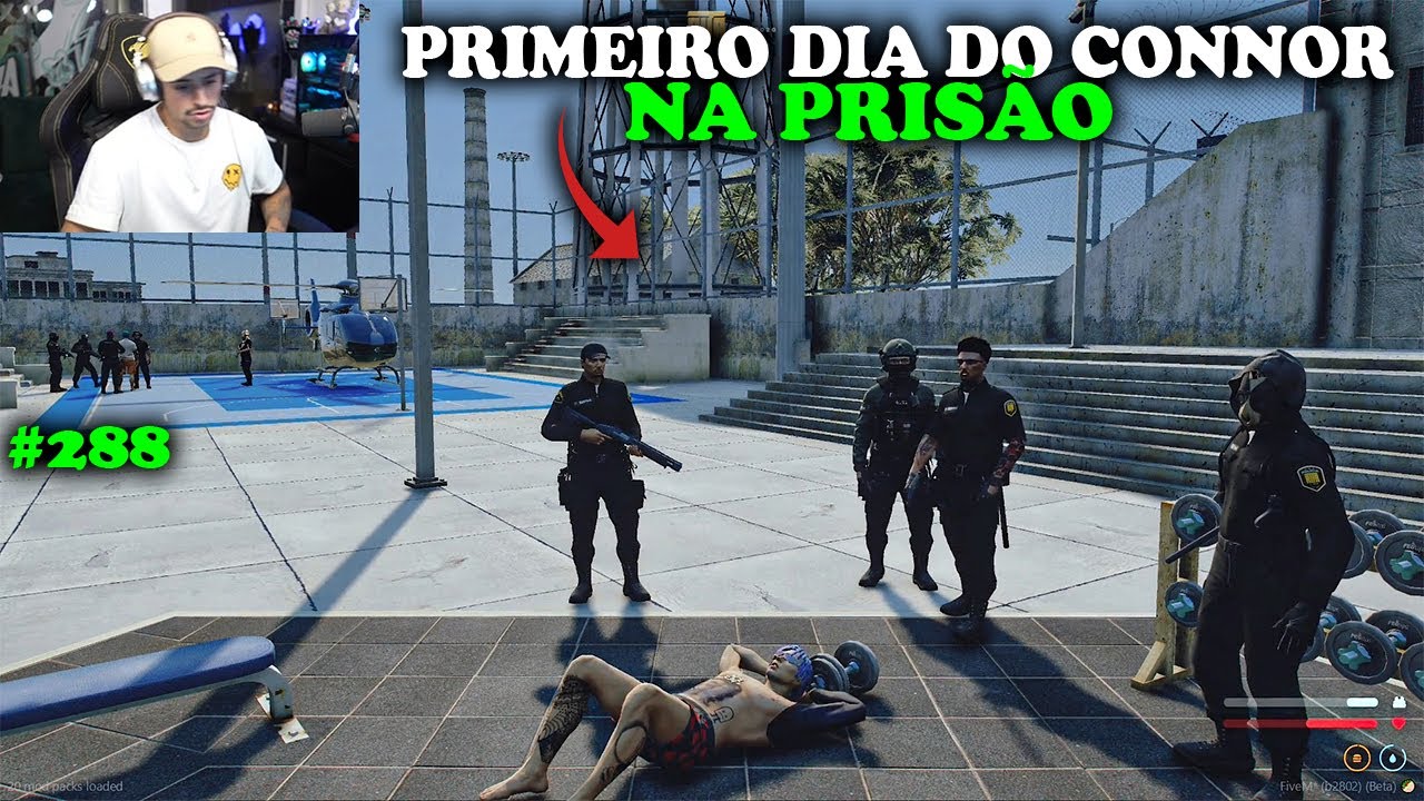 PRIMEIRO DIA DO CONNOR NA PRISÃO JUNTO COM GABE SENDO FEITO DE DAN4DA! EP 288