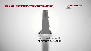DELTABLOC® DB 65S - Temporary Safety Barrier