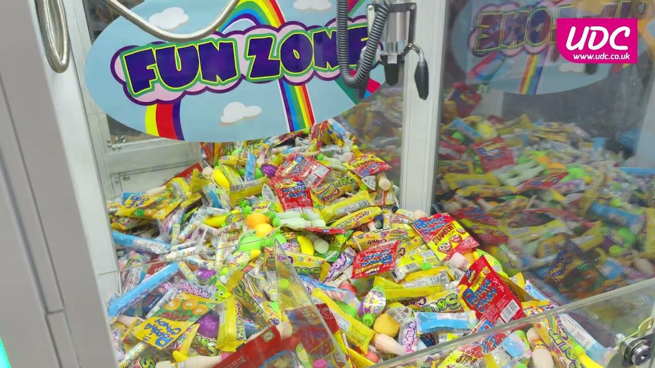 UDC Fun Zone 24" Crane Coin-op Arcade Game with RGB Lighting
