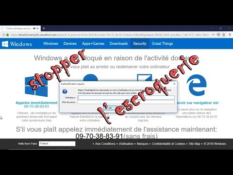 Vidéo: Comment puis-je me débarrasser des fausses alertes de sécurité Windows ?