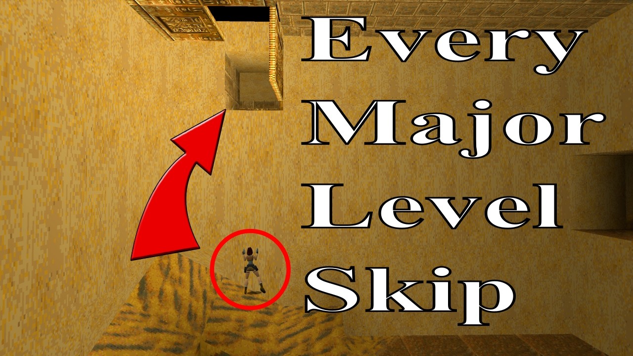 Все основные уровни, которые можно пропустить в классической Tomb Raider.