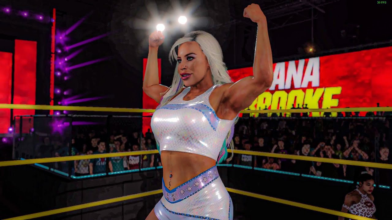 Wwe K Dana Brooke Cinematic Entrance Moment Youtube