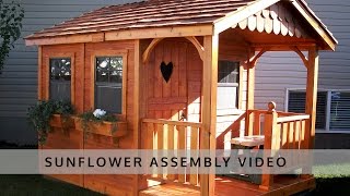 Sunflower Playhouse 6x9 Assembly Video