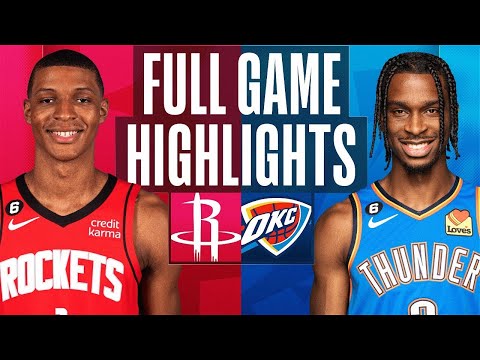 Houston Rockets vs. Oklahoma City Thunder Full Game Highlights | Feb 15 | 2022-2023 NBA Season