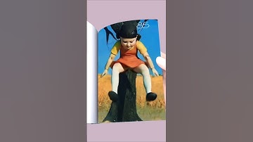 squid game doll strange jump Flipbook #squidgame #shorts #ai #fyp
