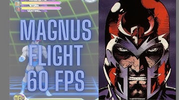 MvC2 - Magneto Basic Flight Combo 60FPS
