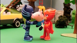 PJ Masks Toys with Peppa Pig 3 Full Episodes