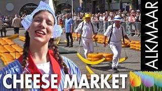 The cheese market at Alkmaar  Holland Holiday