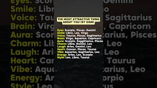 What Actually Make Your Zodiac Sign So Attractive #zodiac #zodiacsigns #astrology #horoscope #tarot