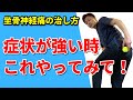 【坐骨神経痛の治し方】症状が強い坐骨神経痛にはテニスボールでここを一撃!