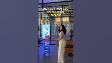 Clear videos of led transparent screen #led #leddisplay #transparentscreen  #ledscreen #ledfactory