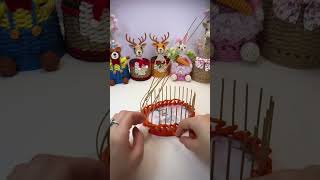 DIY Home Decor Crafting Custom Baskets with Jute Rope #diy #handmade