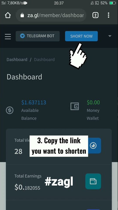 Earn money with za.gl #zagl #youtube #shorts