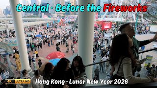 Hong Kong Streets Completely Packed Before Fireworks | Central Walk! @GatewaytoEndlessAdventure