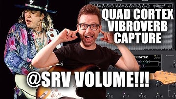 Quad Cortex - Capturing my Fender Custom 64 Vibroverb with Stevie Ray Vaughan mods at his gig volume