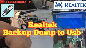 REALTEK RTK2841 BACKUP DUMP TO USB | TCL SMART TV #china #how #howtorepair #smart #_abnormal_display