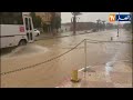 شوارع الاغواط تغرق بعد الأمطار الغزيرة التي شهدتها عشية اليوم 