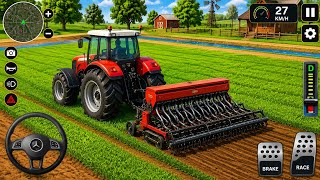 Real Tractor Driving Simulator - Indian Farming Transport Walkthrough - 2026 - Android GamePlay #1  screenshot 3