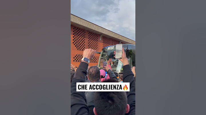 SENTITE L’ACCOGLIENZA PER IL PULLMAN DELL’#inter PRIMA DELLA SFIDA CONTRO IL #sassuolo #interfc