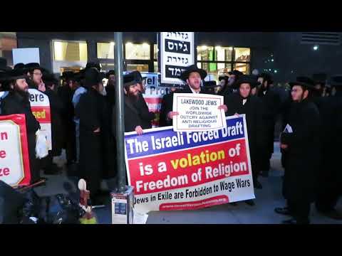 Jews Protest Meir Porush Yms Holocaust On Jewish Boys November 22 17 New York City